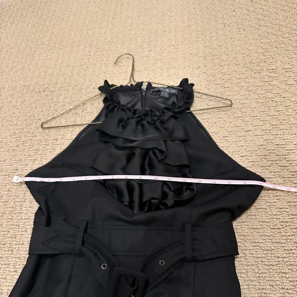 β€οΈπCute, unique, front-ruffle black dress - Picture 8 of 12